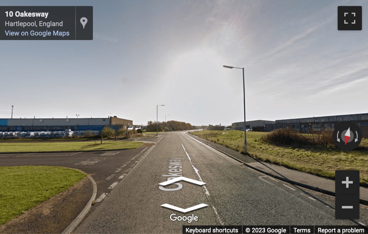 Street View image of Oakesway Industrial Estate, Oakesway, Hartlepool, Durham County