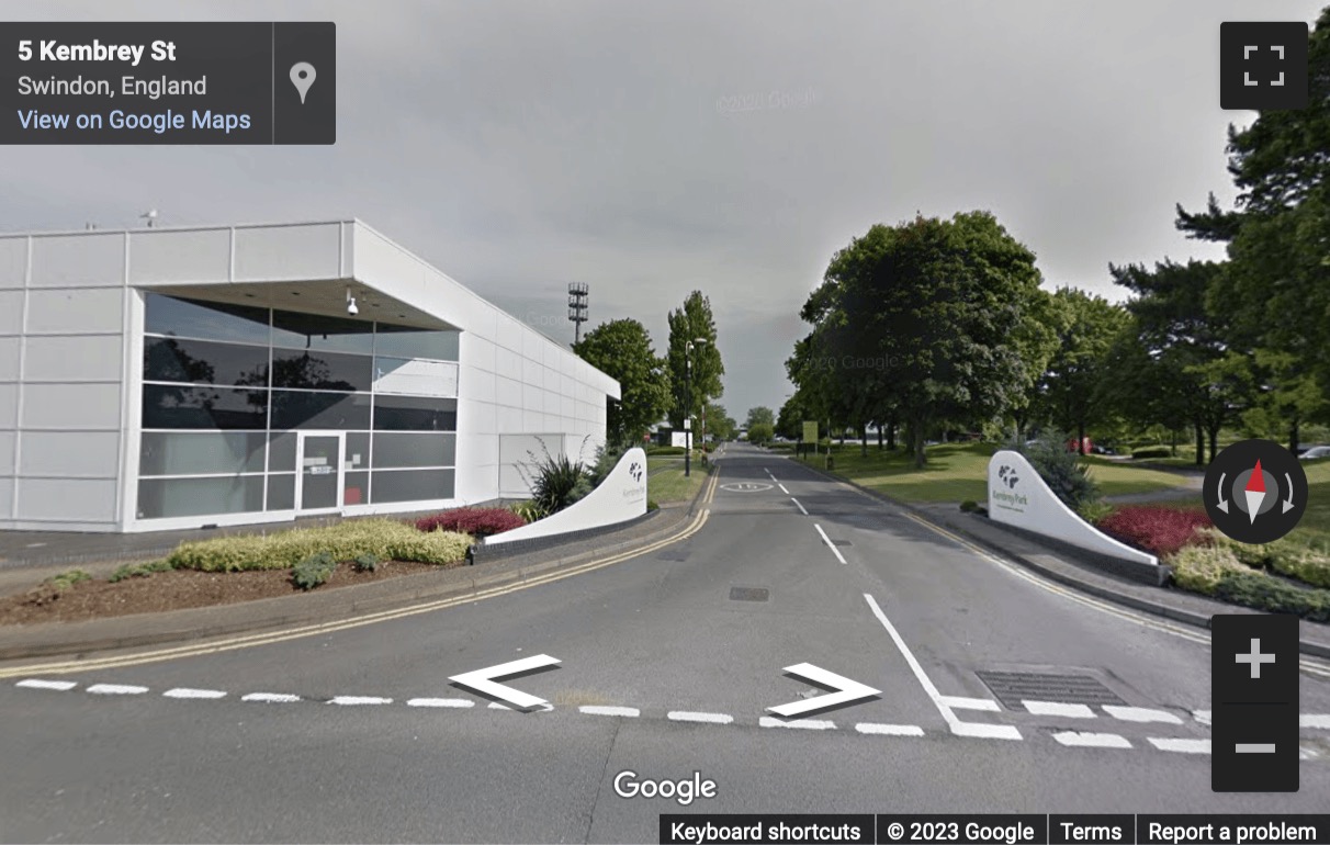 Street View image of Kembrey Park, Swindon, Wiltshire