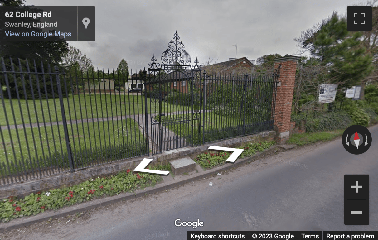 Street View image of College Road, Hextable, Swanley, Kent