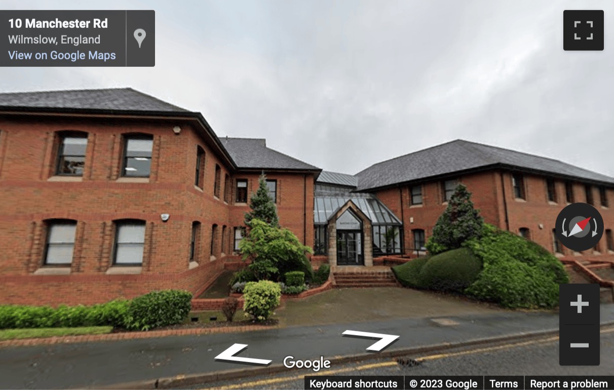 Street View image of Barons Court, Manchester Road, Wilmslow, Cheshire