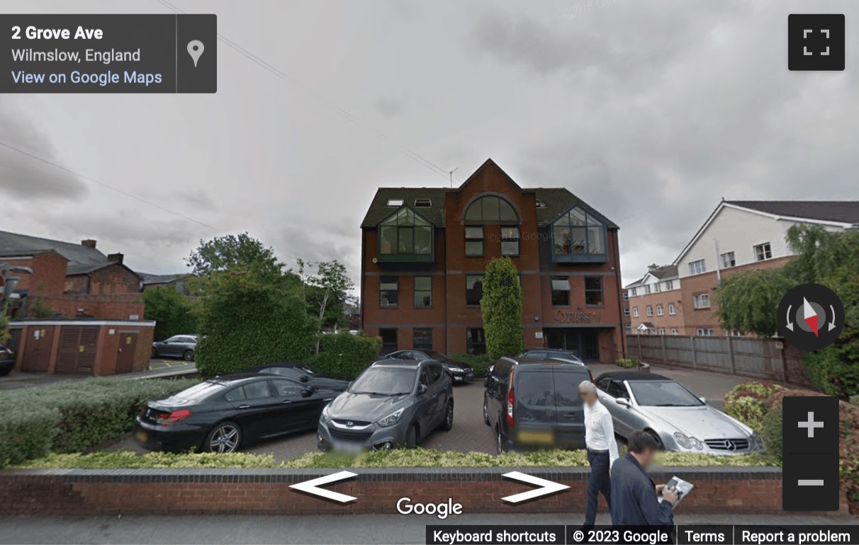 Street View image of Cypress House, 3 Grove Avenue, Wilmslow, Cheshire