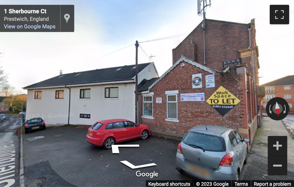 Street View image of Coop Yard, Warwick Street, Prestwich, Lancashire