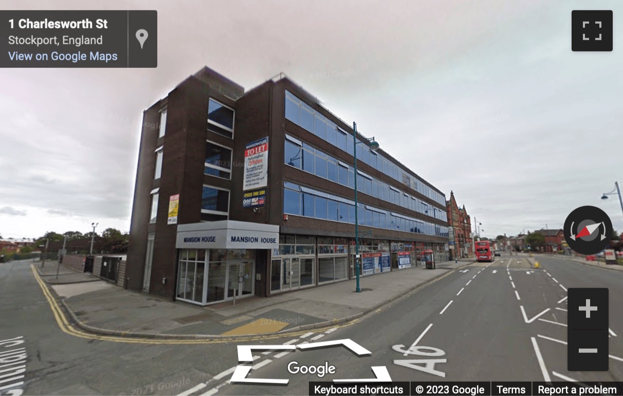 Street View image of Mansion House, Wellington Road South, Stockport, Cheshire