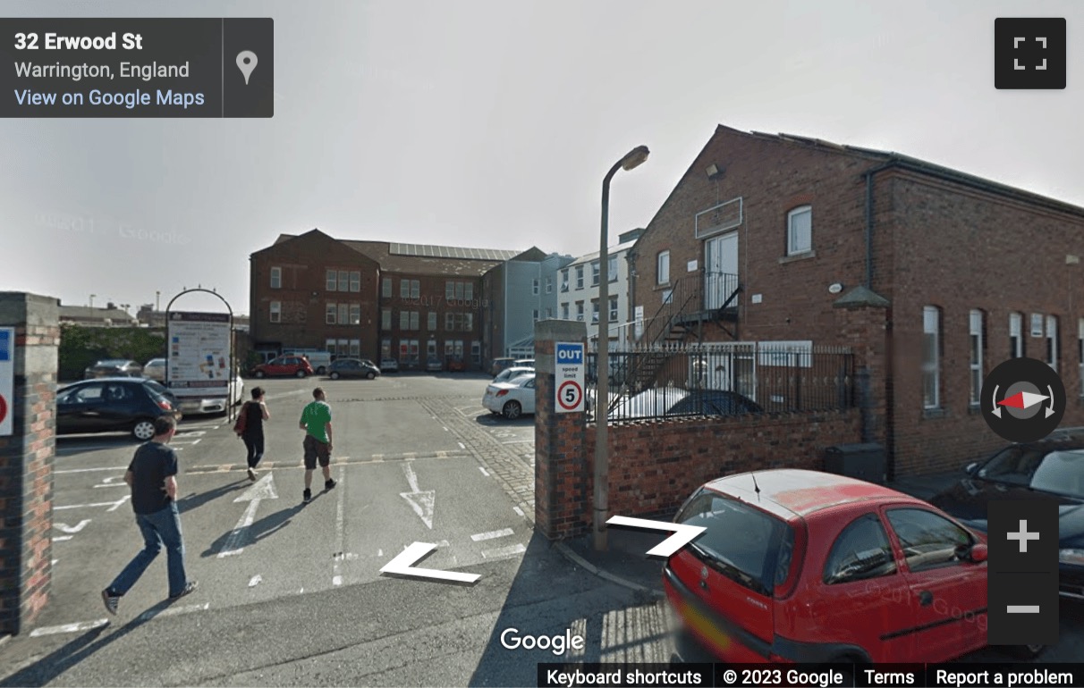 Street View image of Tannery Court, Tanners Lane, Warrington, Cheshire