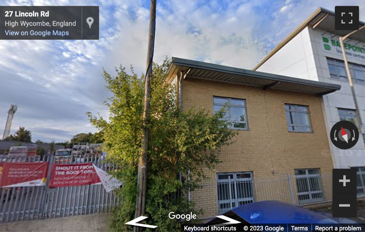 Street View image of Cressex Business Park, Lincoln Road, High Wycombe, Buckinghamshire