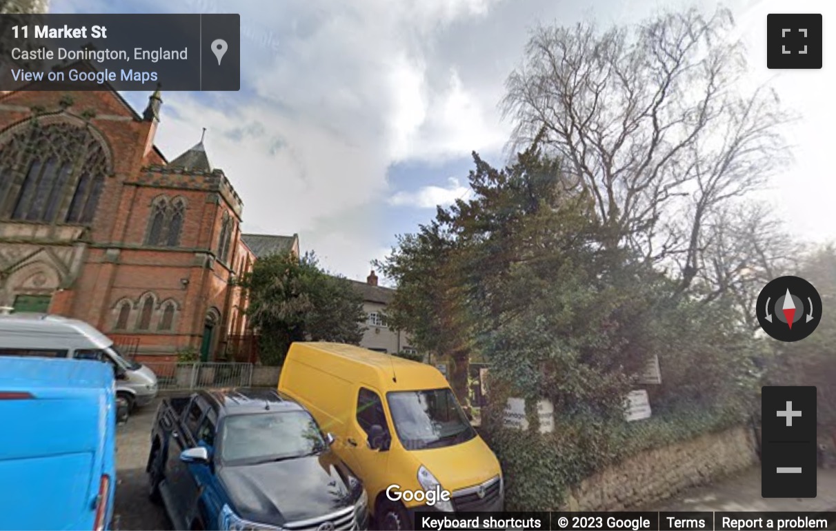 Street View image of The Old Vicarage, Market Place, Castle Donington, Derbyshire