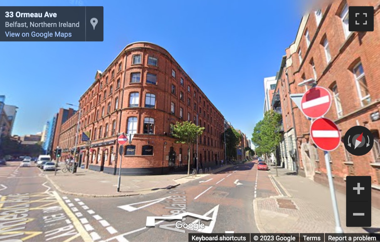 Street View image of Enterprise House, 55/59 Adelaide Street, Belfast, Northern Ireland