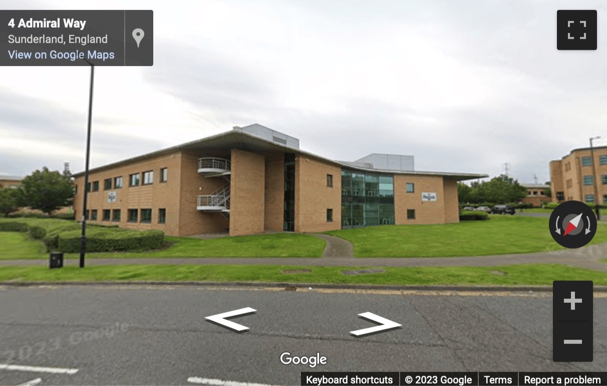 Street View image of Regus House, 4 Admiral Way, Doxford International Business Park, Sunderland