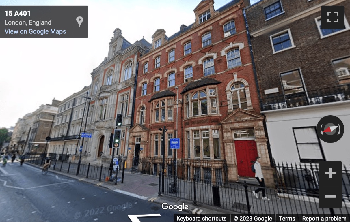 Street View image of Bloomsbury House, Bloomsbury, Holborn, London, WC1A, UK