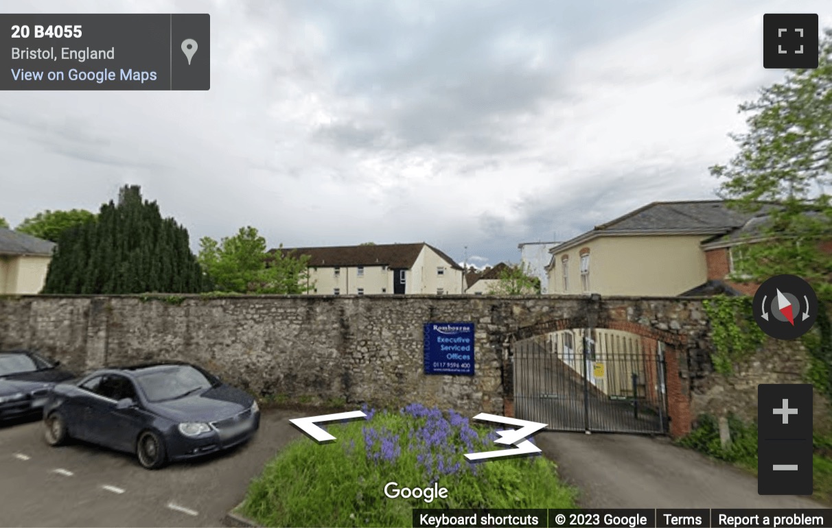 Street View image of Trym Lodge, 1 Henbury Road, Bristol, Gloucestershire