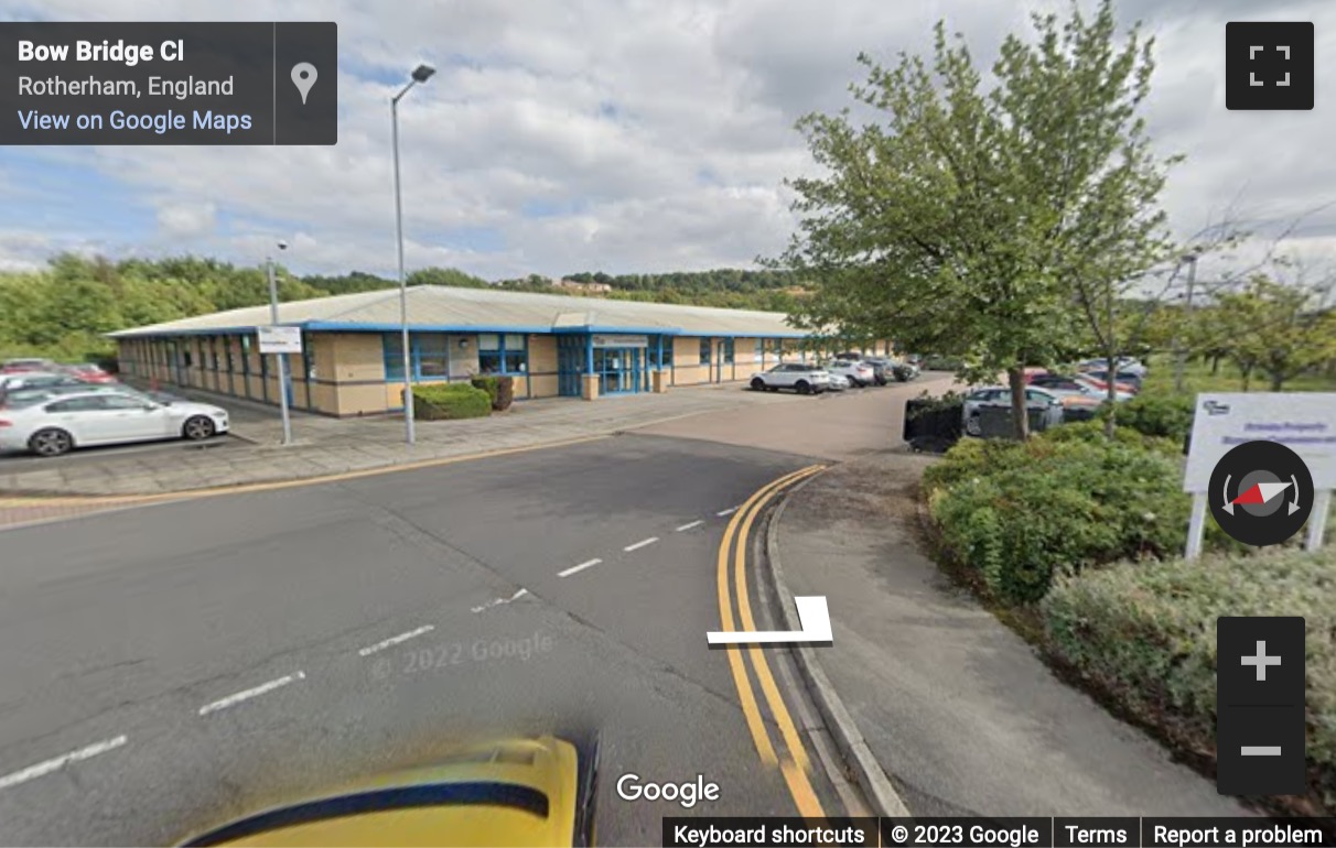 Street View image of Bow Bridge Close, Rotherham, Yorkshire