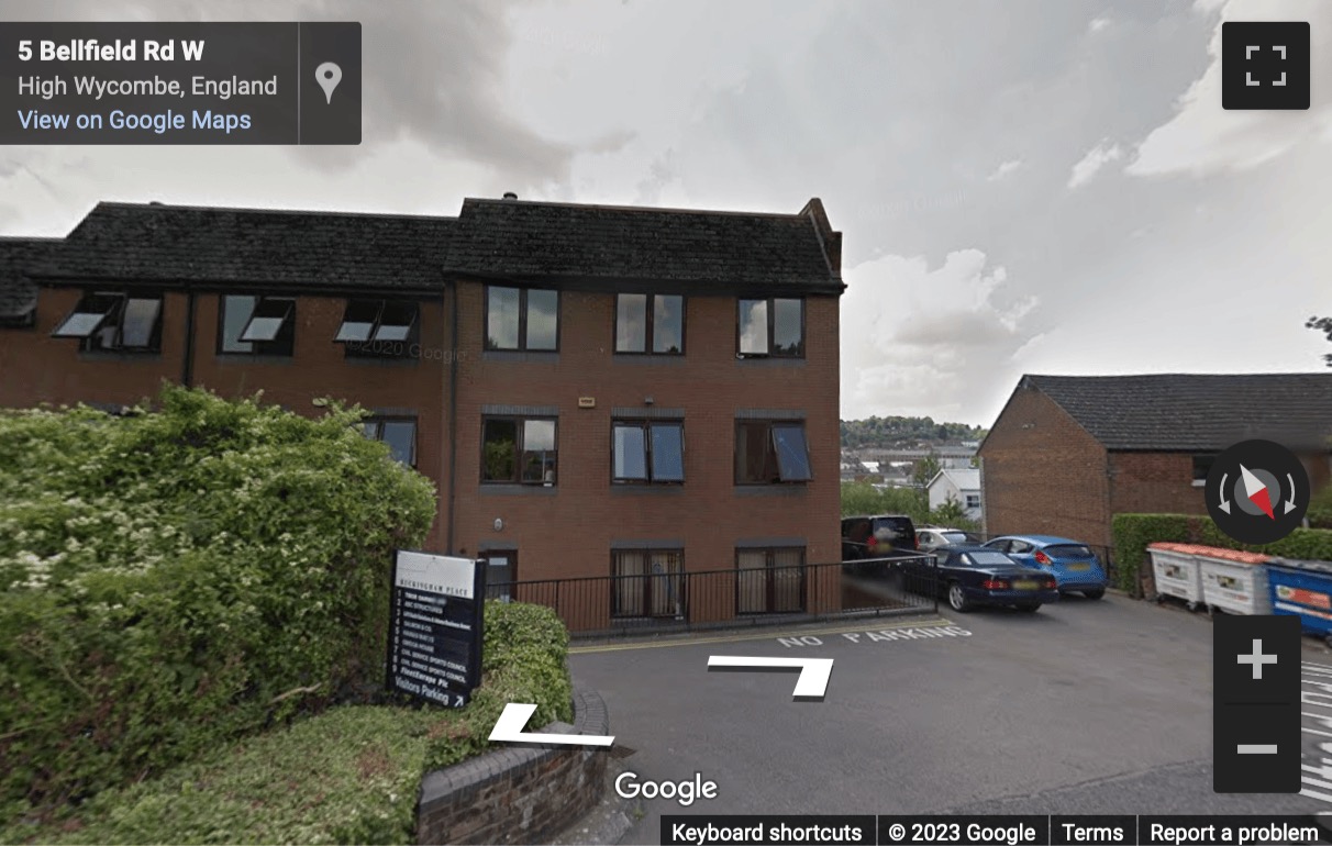 Street View image of Buckingham Place, Bellfield Road West, High Wycombe, Buckinghamshire