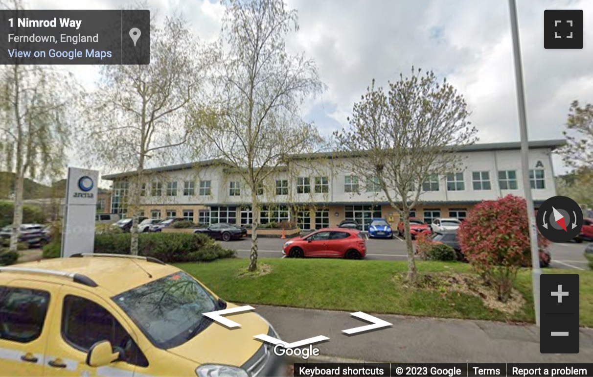 Street View image of Arena Business Centre, 9 Nimrod Way, Ferndown, Dorset