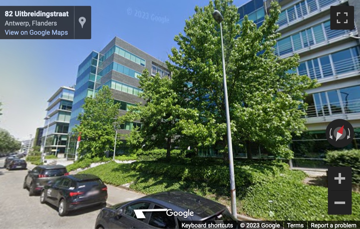 Street View image of Uitbreidingstraat 84, Bus 3, Antwerp, Belgium