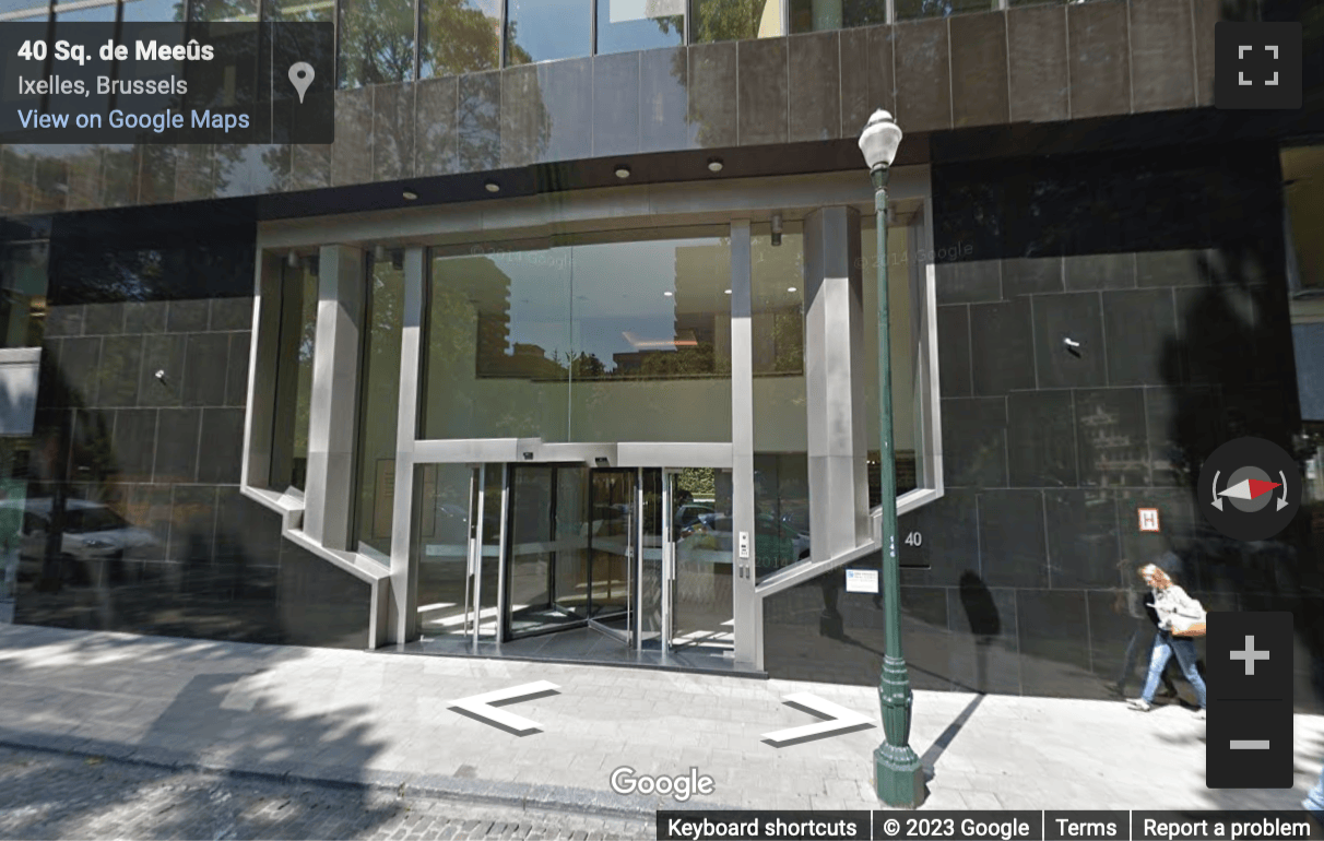 Street View image of European District, Square de Meeûs 40, Brussels, Belgium