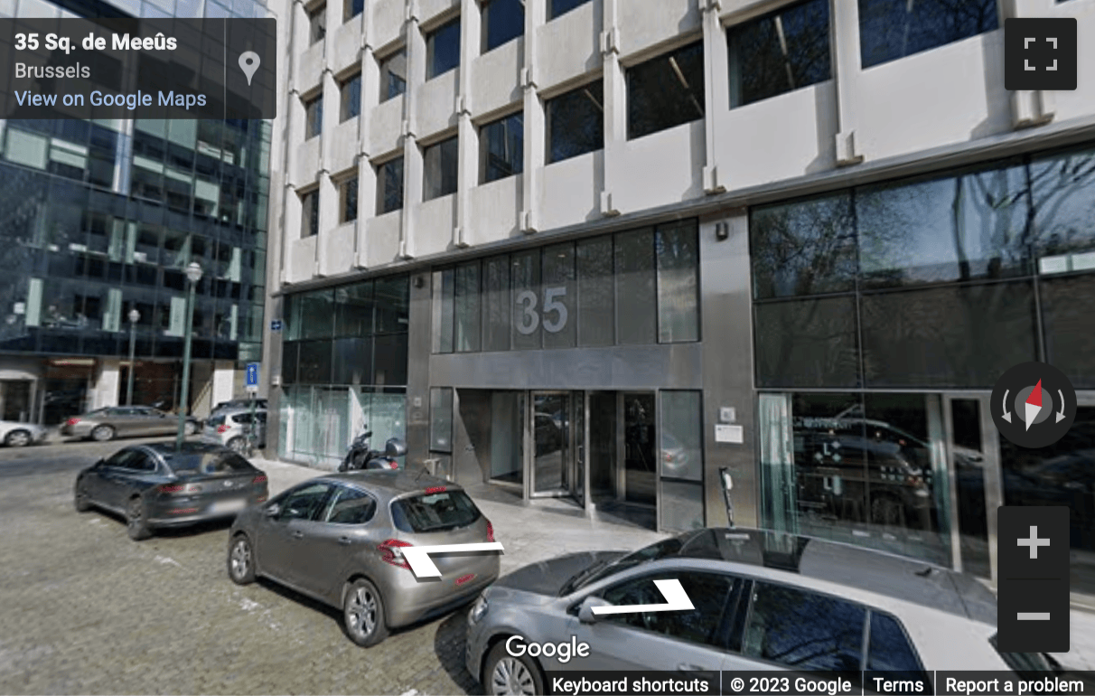 Street View image of Square de Meeûs 35, Brussels, Belgium