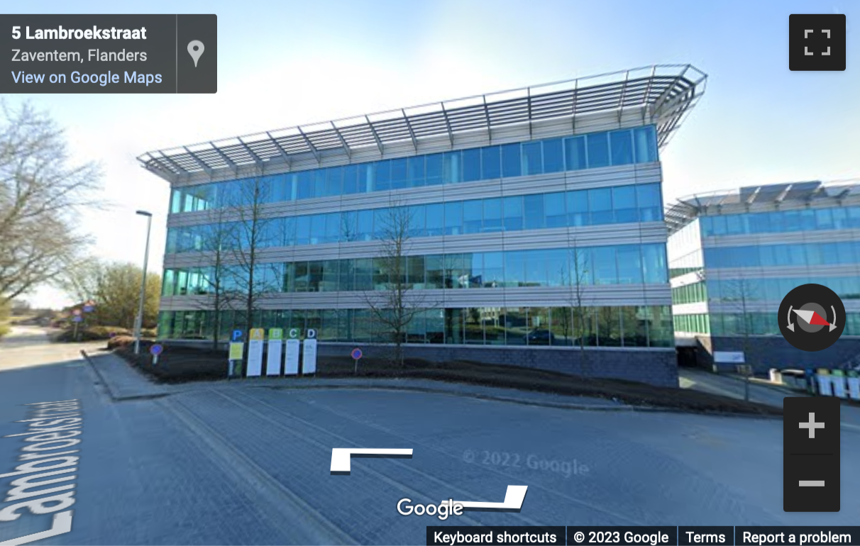 Street View image of 5A Lambroekstraat, Diegem Northern Business District, Belgium