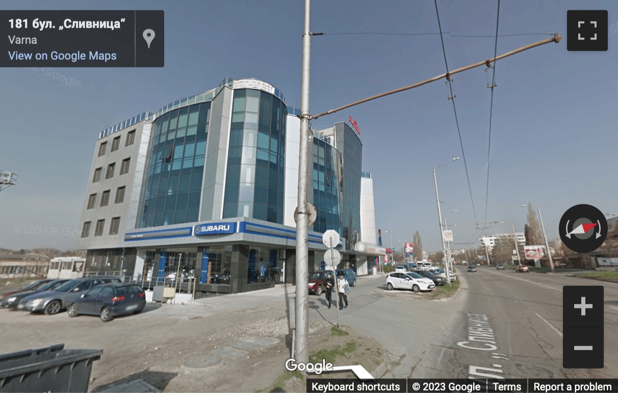 Street View image of 189 bul. Slivnitsa, Varna, Bulgaria