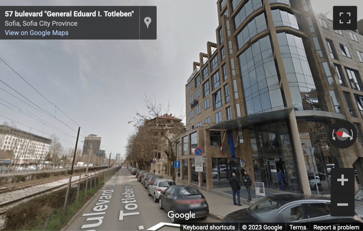 Street View image of 53-55 Boulevard Totleben, Bulgaria, Sofia