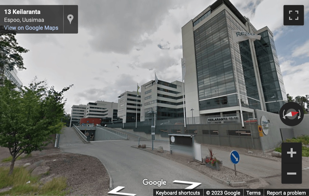 Street View image of 5th floor, Keilaranta 16, Espoo, Finland