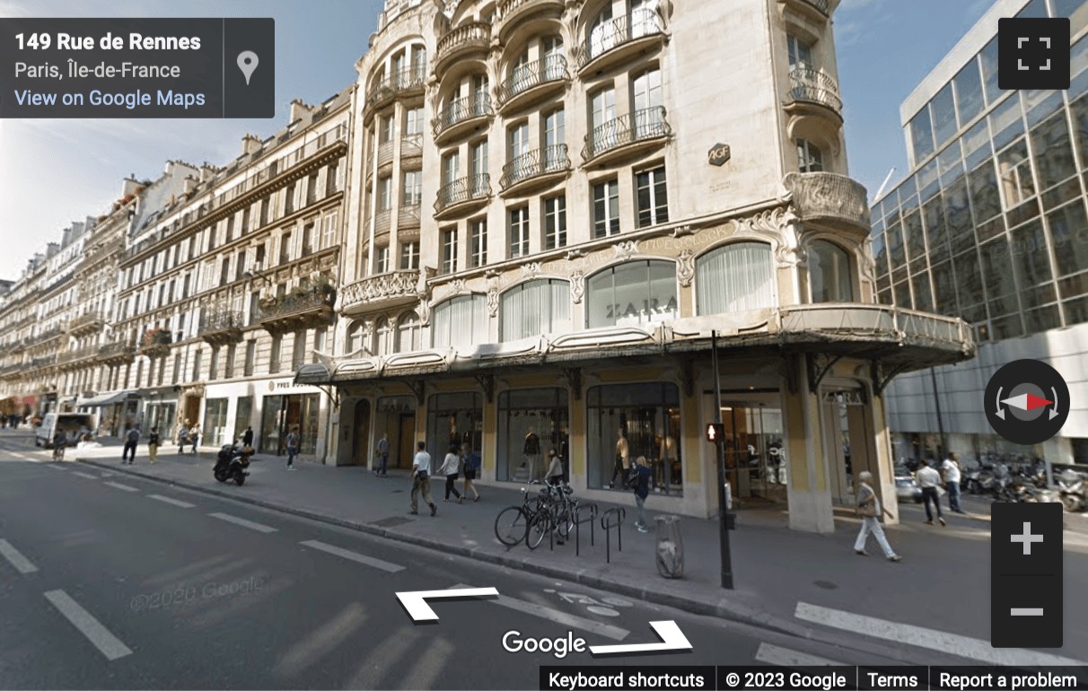 Street View image of Montparnasse, 140 bis Rue de Rennes, Paris, Paris Ile de France