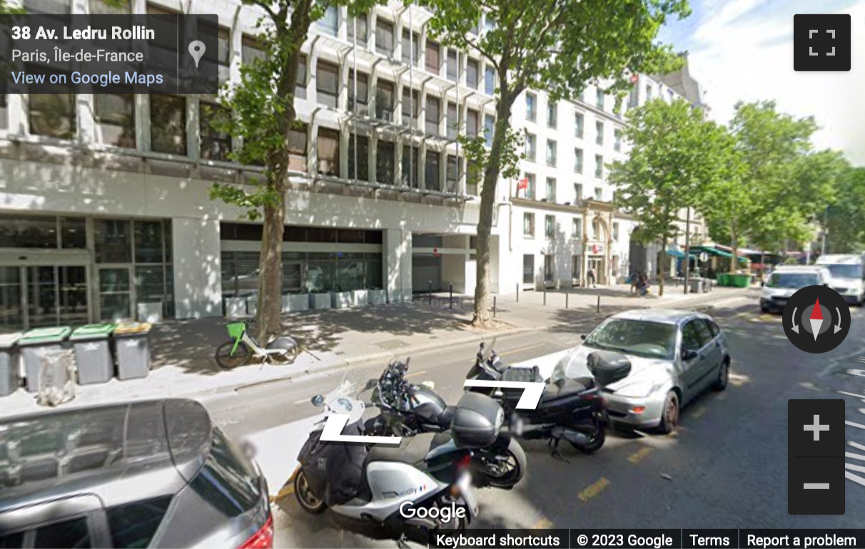 Street View image of 37-39, Avenue Ledru Rollin, Paris Ile de France