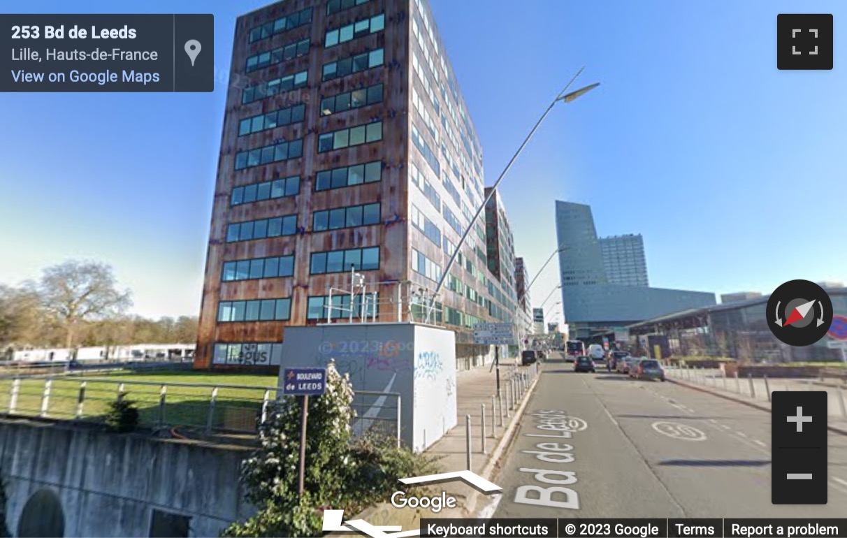 Street View image of Immeuble Le Leeds, 253, Boulevard du Leeds, Lille, Nord Pas de Calais, France