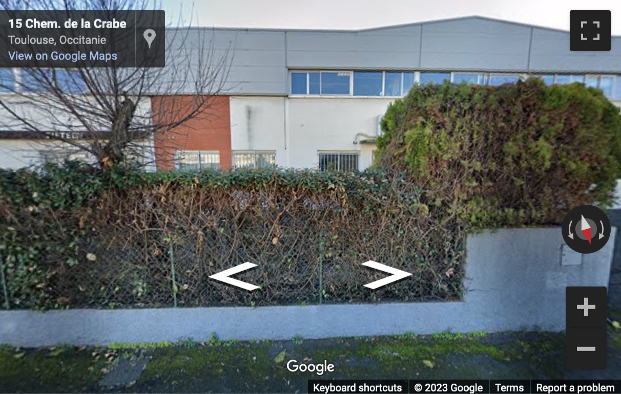 Street View image of 15 Chemin de la Crabe, Toulouse, Midi Pyrenees, France