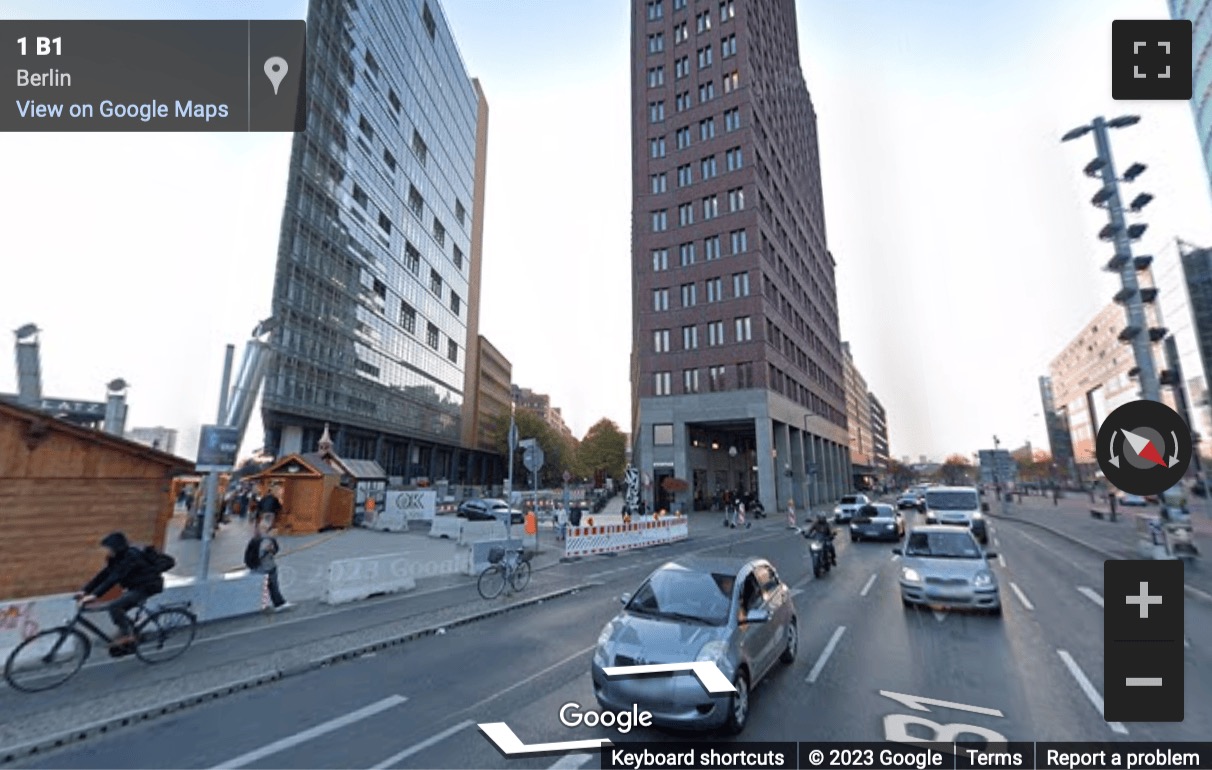 Street View image of Potsdamer Platz, Berlin, Brandenburg, Germany