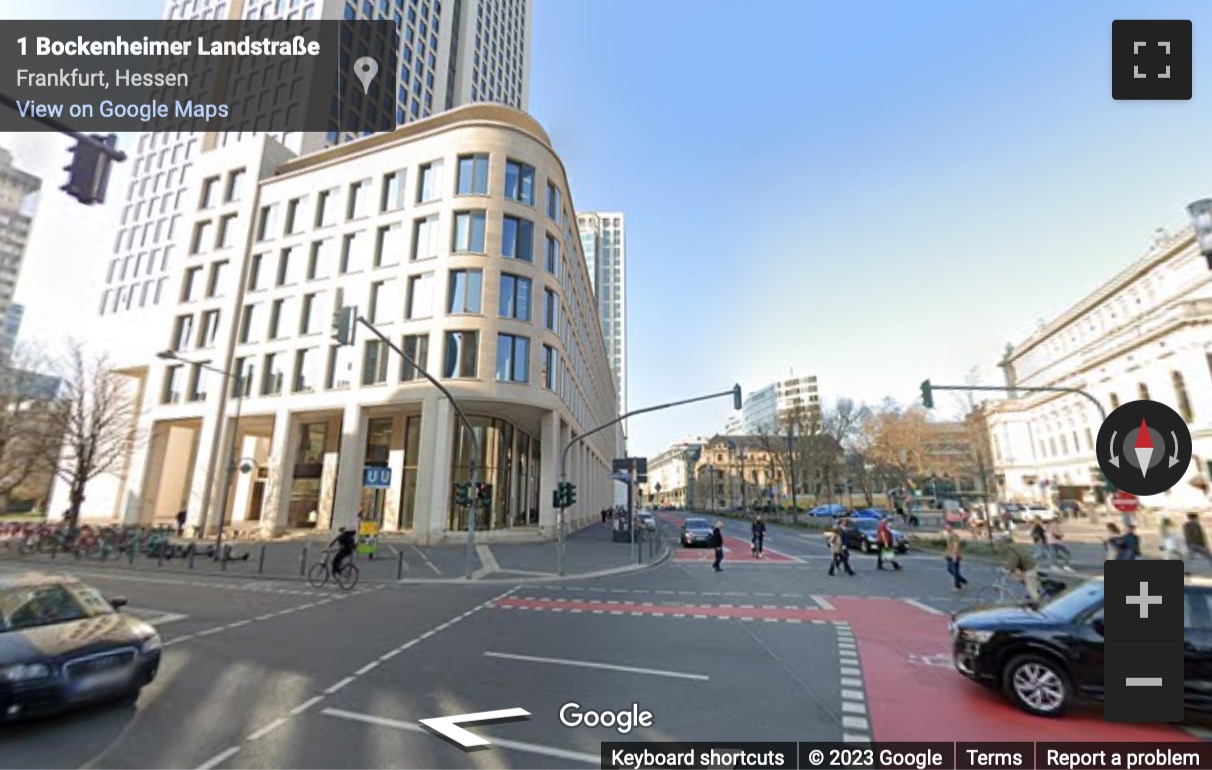 Street View image of Opernturm, Frankfurt, Hessen, Germany