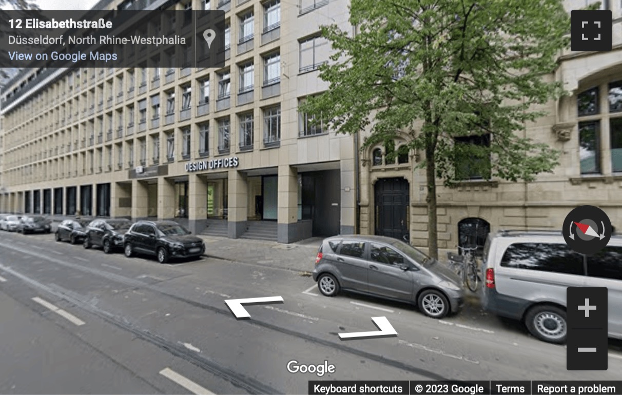 Street View image of Elisabethstraße 11, Dusseldorf, Nordrhein Westfalen, Germany