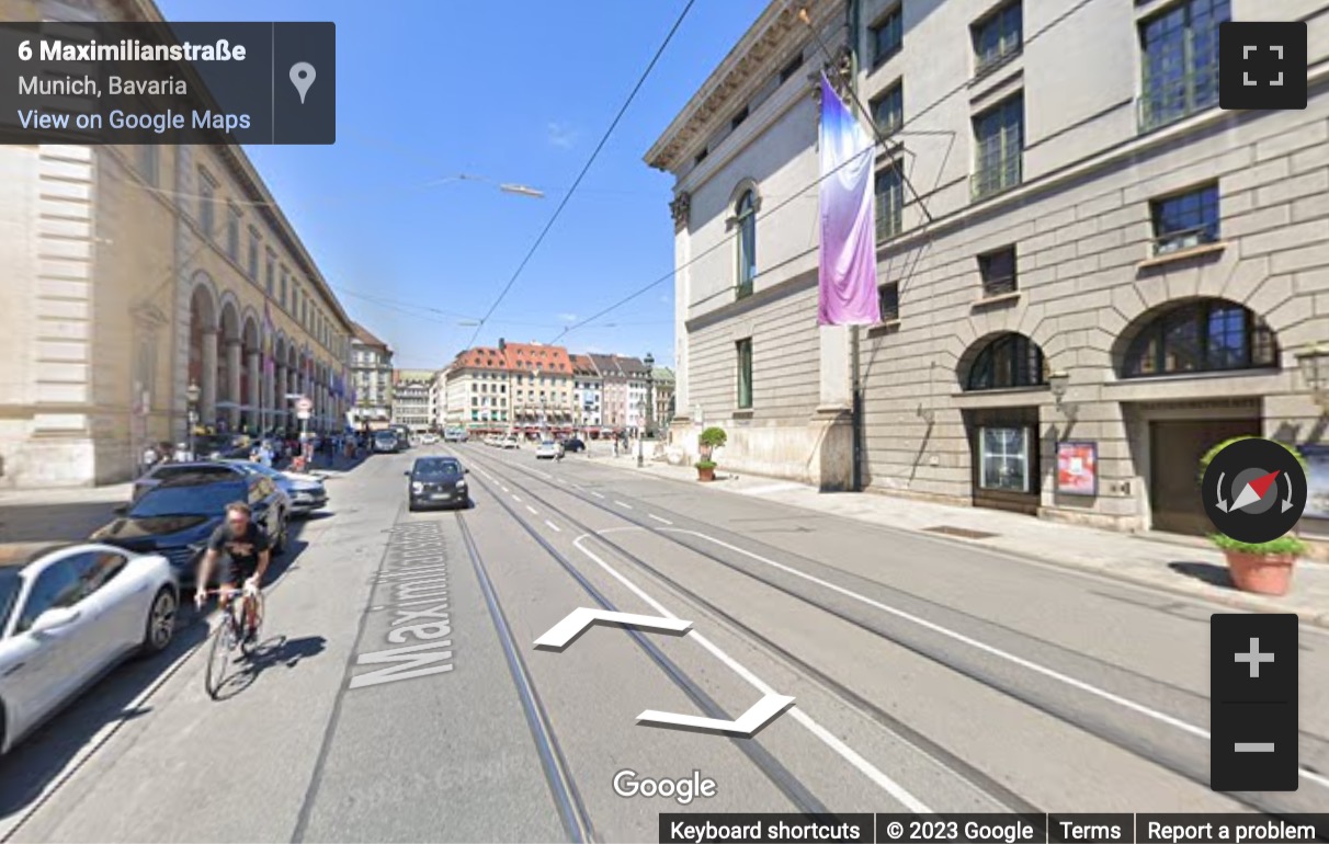 Street View image of Maximilianstraße 2, Munich, Bayern, Germany