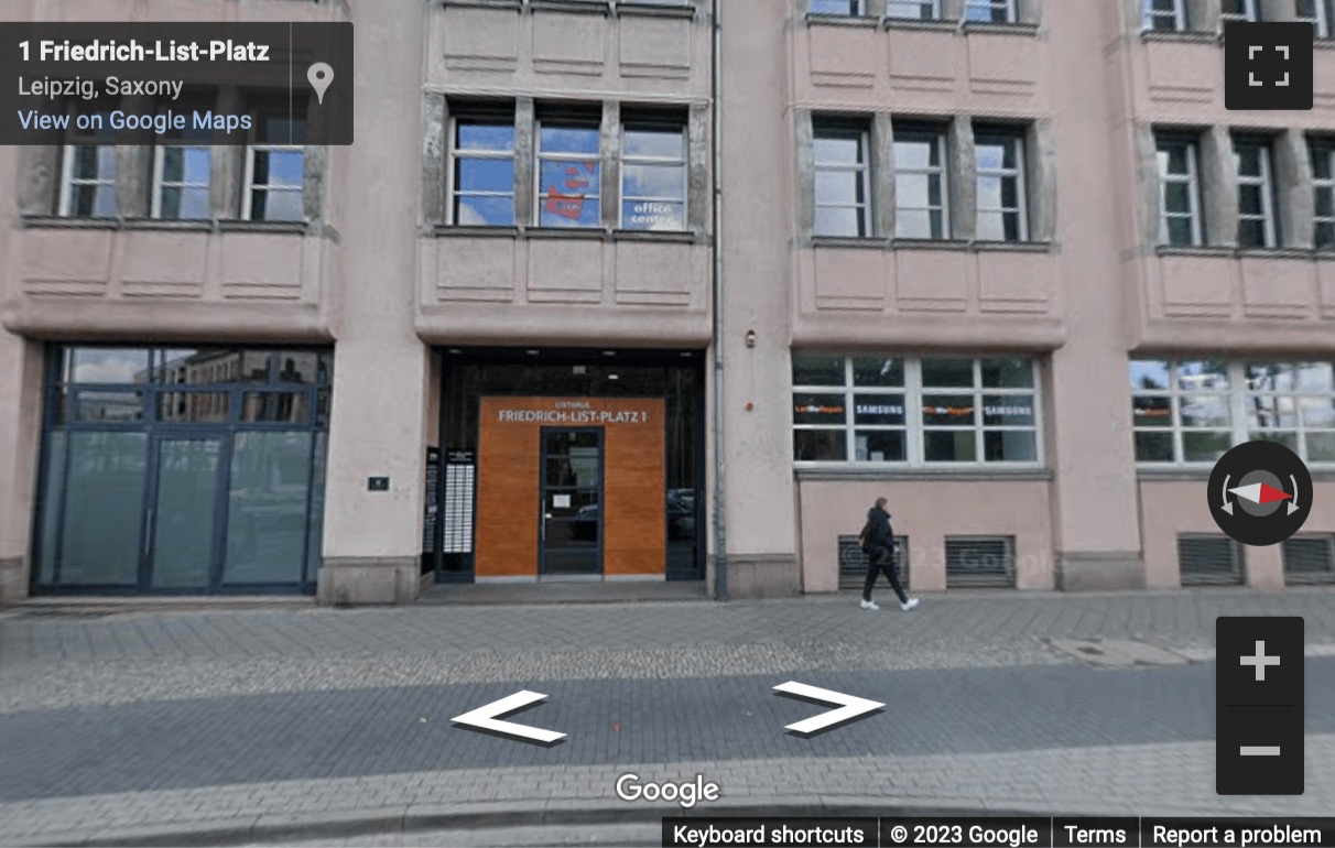 Street View image of Friedrich, List, Platz 1, Leipzig, Sachsen, Germany