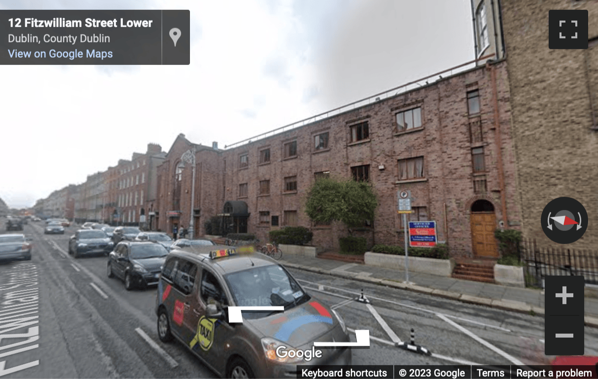 Street View image of Lower Fitzwilliam Street, Dublin, Ireland