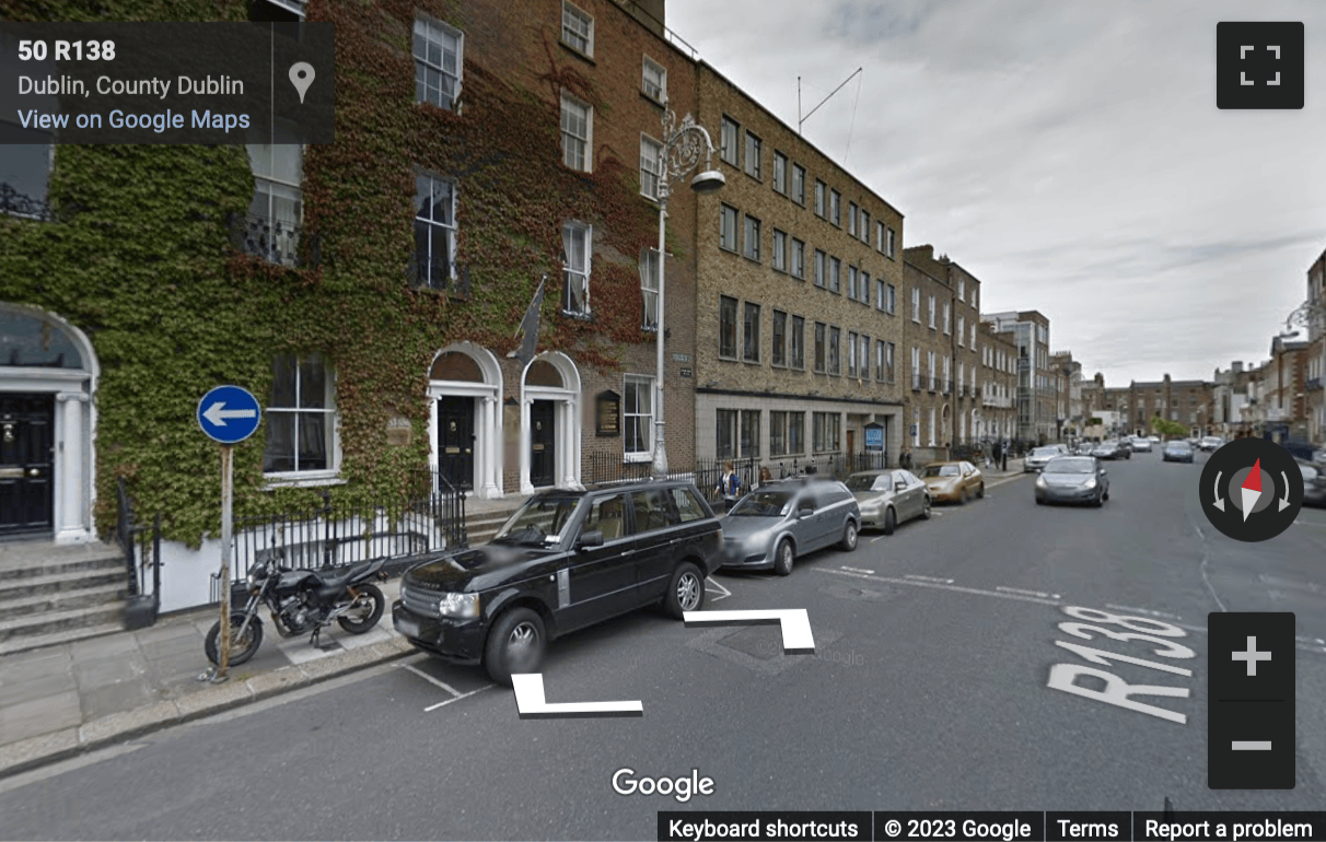 Street View image of 28-32 Upper Pembroke Street, Dublin, Ireland