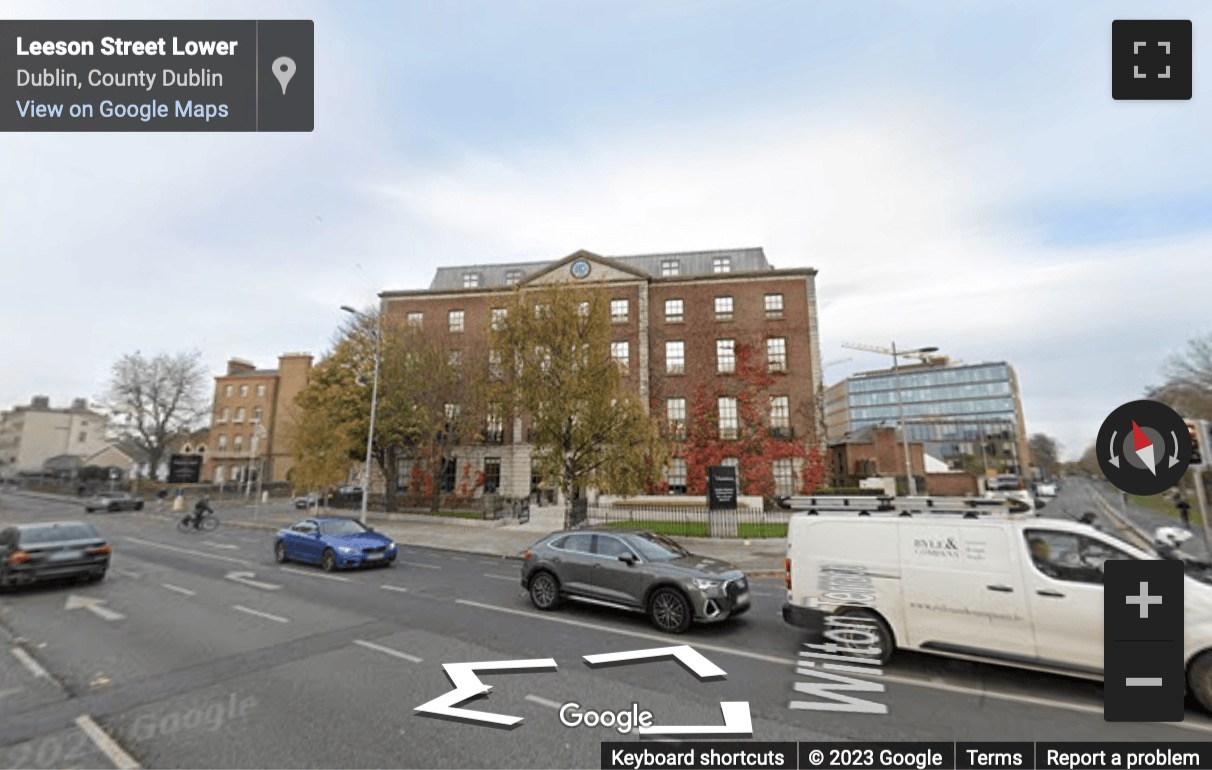 Street View image of Fitzwilliam Hall, Fitzwilliam Place, Dublin, Ireland