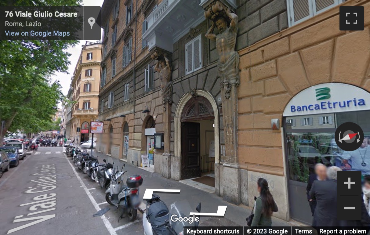 Street View image of 78 Viale G. Cesare, Rome, Italy