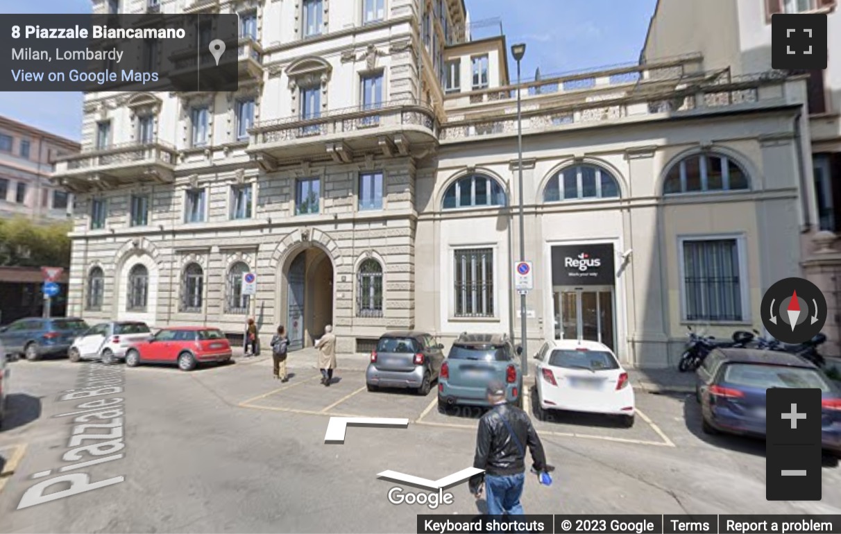 Street View image of Piazzale Biancamano 8, Milan, Italy