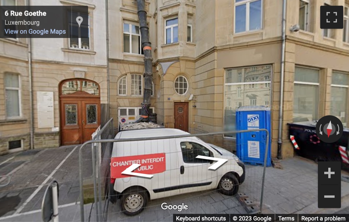 Street View image of 5 Rue Goethe, Luxembourg