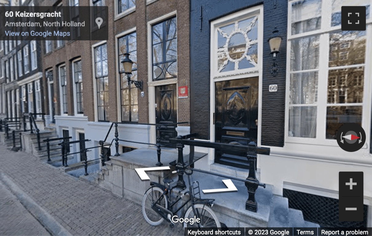 Street View image of 62/ 64 Keizersgracht, Amsterdam, North Holland, Netherlands