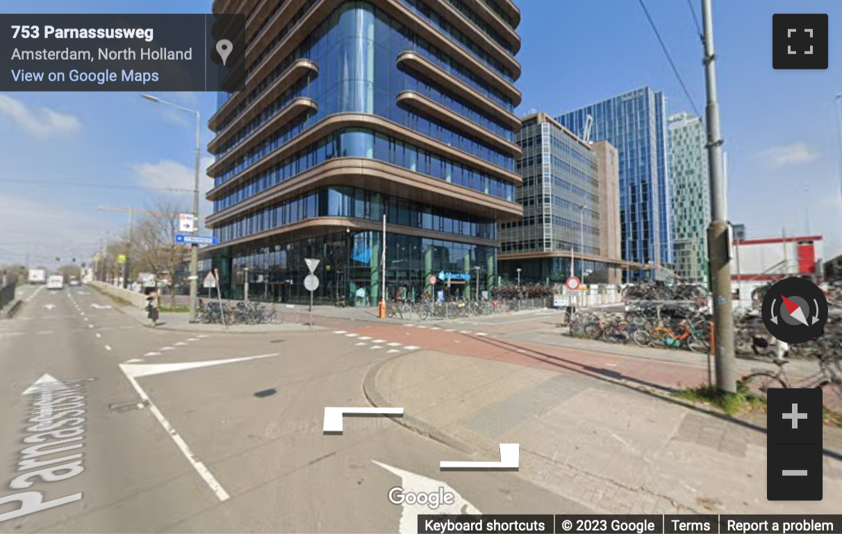 Street View image of Strawinskylaan 3051, Atrium, Amsterdam, North Holland, Netherlands