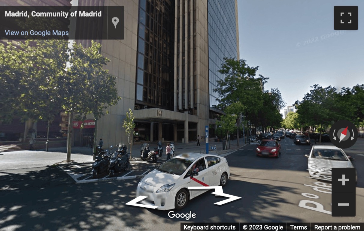 Street View image of Cuzco IV, Paseo de Castellana 141, Madrid, Spain