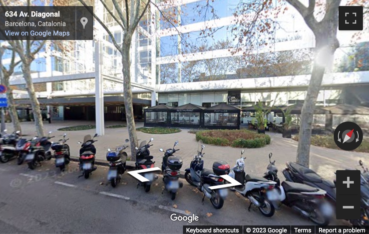 Street View image of Avenida Diagonal 640, Caja Madrid, Barcelona, Spain