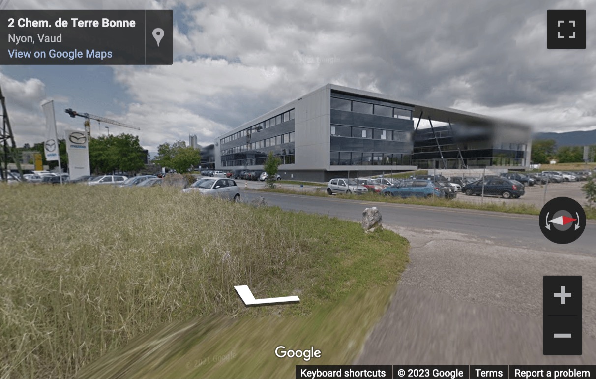 Street View image of Nyon Lake Geneva Business Park, Route de Crassier 7, Eysins, Geneva, Switzerland