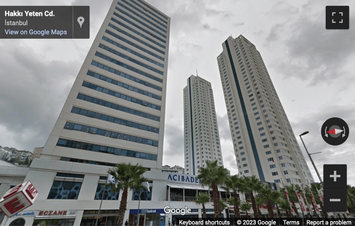 Street View image of Selenium Plaza No. 10/c Kat: 5-6, Hakki Yeten Cad. , Fulya, Besiktas, Istanbul