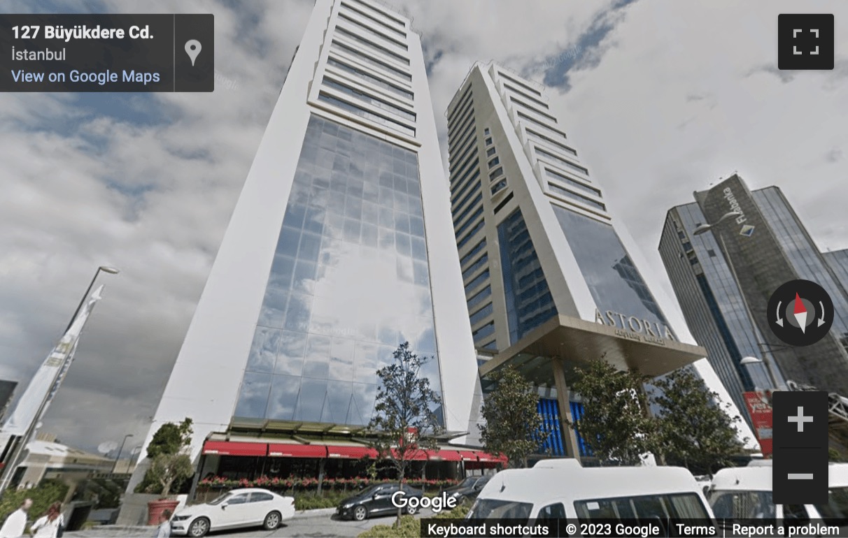 Street View image of Tower A, Büyükdere Cad. No. 127, Istanbul