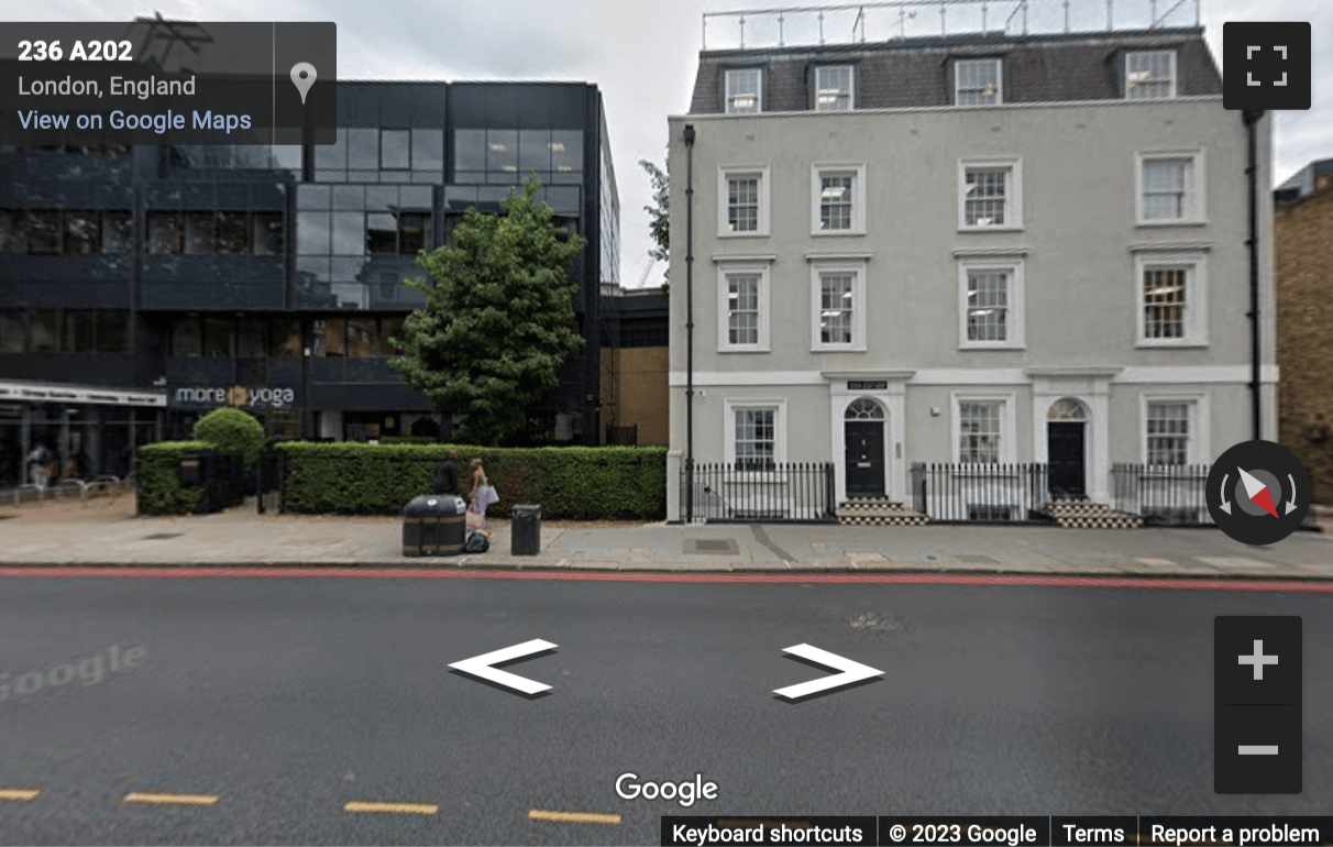 Street View image of 231 Vauxhall Bridge Road, Central London, SW1V - near Victoria Station