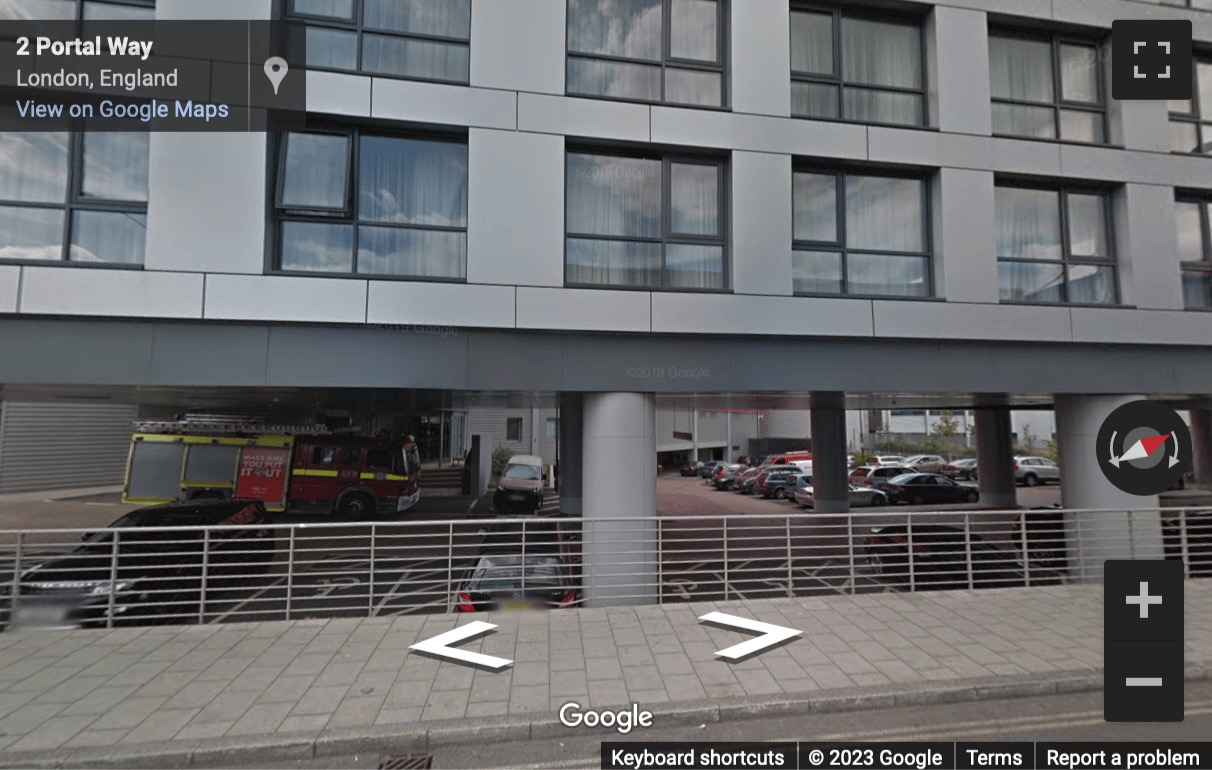 Street View image of 2 Portal way, Central London, W3, UK