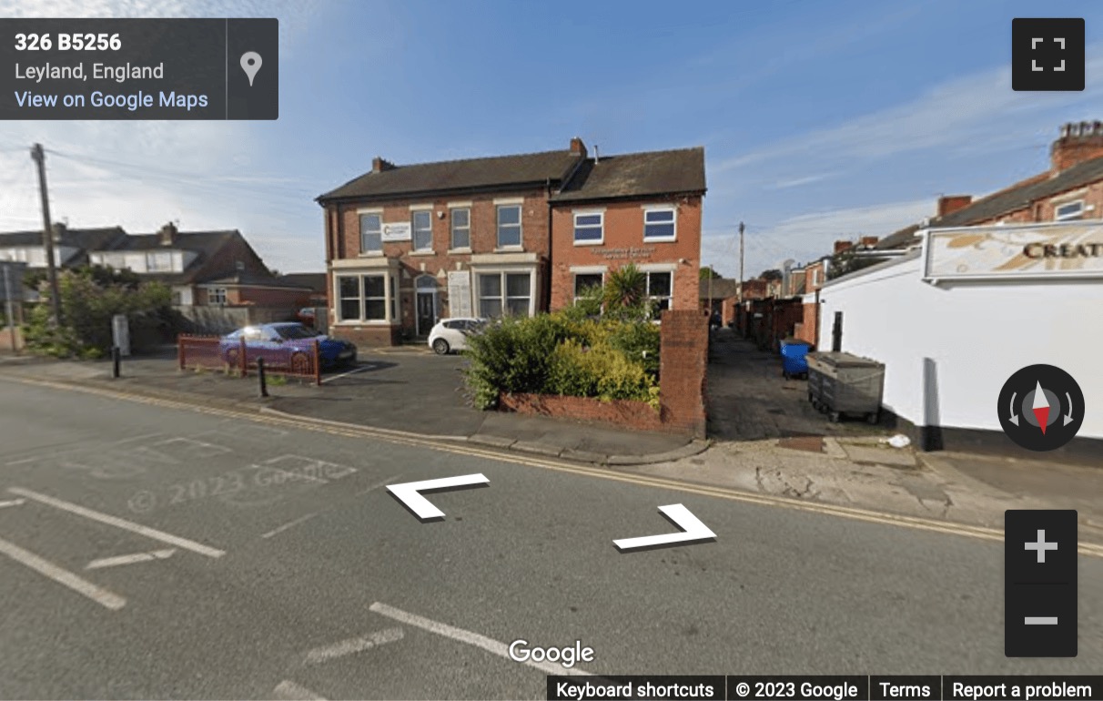 Street View image of 317 Golden Hill Lane, Leyland, Preston, Lancashire, United Kingdom