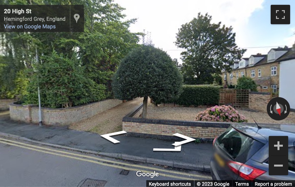 Street View image of Castle Hill House, 20 High Street, Huntingdon, Cambridgeshire